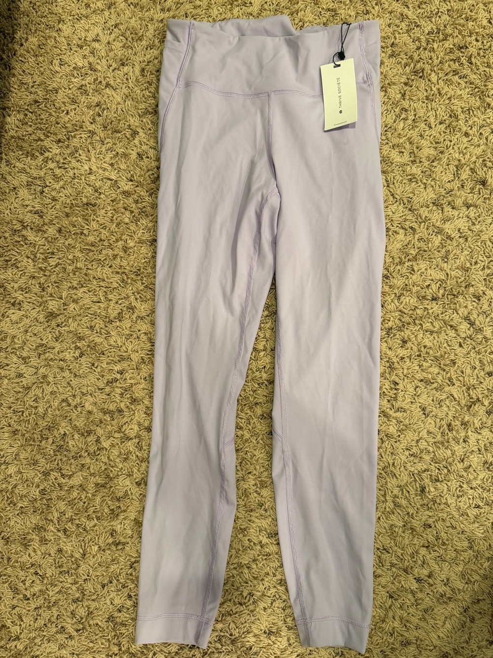 Women's Lavender High-Rise Active Leggings